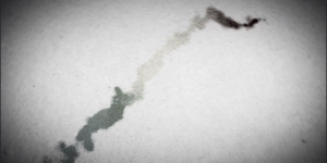 Abstract Black Swirl black ink light swirl white 3d motion graphics