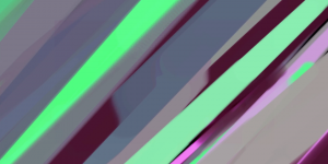 Abstract Green Purple black dot green move star 3d motion graphics