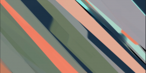 Abstract Orange diagonal green line north orange motion graphics