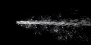 Abstract White Embers black flare left movement white motion graphics