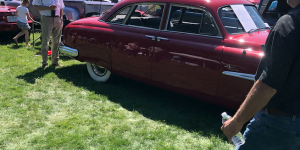 Burgundy car classic