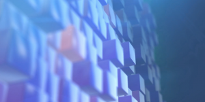 Cubes Begin blue cube movement pink sound 3d motion graphics