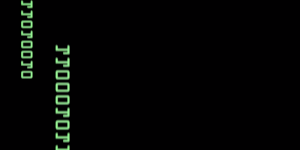 Double Green Numbers black left movement number 3d motion graphics