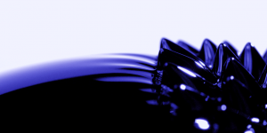 Ferro Blue liquid shine spike white