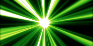 Green Light black center green light ray graphics 3d motion