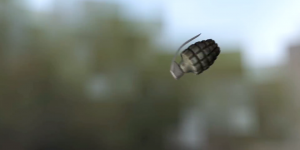 flip foliage green grenade movement 3D motion graphics