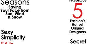 Vogues Magazine advertisement color cover magazine red