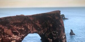 Beach Tunnel rock ocean sunset