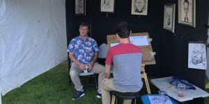Caricature Stand