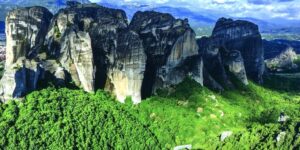 Great Mountain forest sky rock