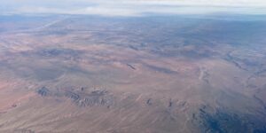 airplane horizon jet landscape mountains nature outdoors panoramic scenery