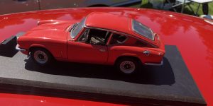 Mini Red Car chair hood red toy