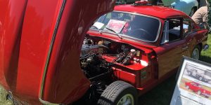 Red Bettle car chair hood red sign toy