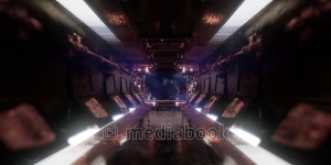 Space Cargo Bay Spaceship bay cargo door shuttle 3d motion graphics