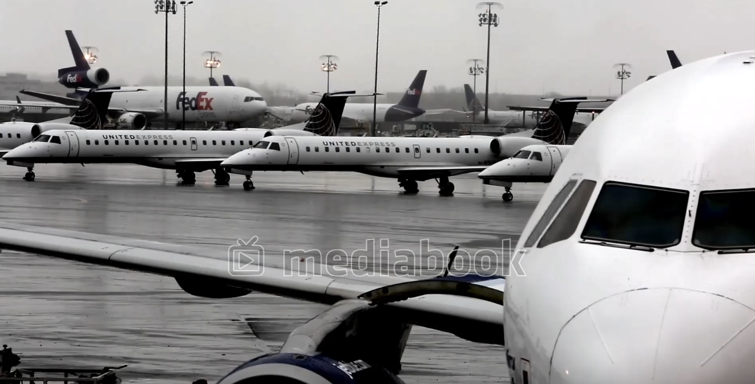 Winter Airstrip Arrival
