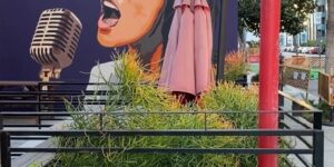 dining, art, tables, restaurant, green sitting