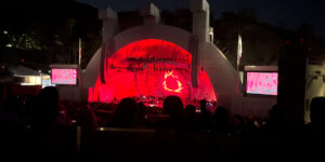 Hollywood,hollywood bowl, concert, lights, crowd, clip 3